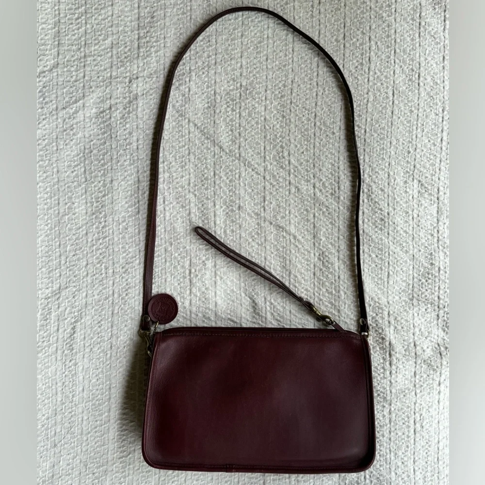 SOLD DONT BUY Vintage 70s 80s leather crossbody bag Kosta’s originals Small - Picture 6 of 16
